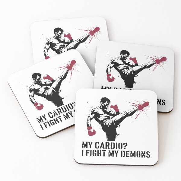 Item preview, My Cardio? I Fight My Demons. – Urban Fighter Street Art Tee designed and sold by WSPrintCrafter.