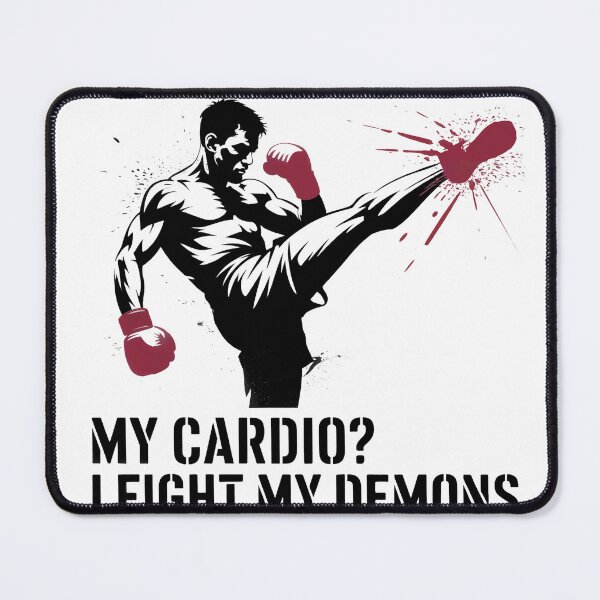 Item preview, My Cardio? I Fight My Demons. – Urban Fighter Street Art Tee designed and sold by WSPrintCrafter.