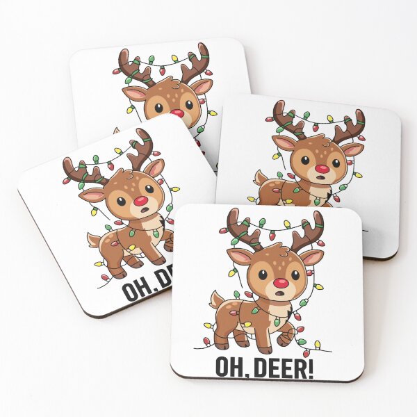 Item preview, Oh Deer! Christmas Cute Light Deer Design designed and sold by TiaChintya.