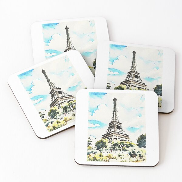 Item preview, Eiffel Tower greetings from Paris  designed and sold by wallartofmio.
