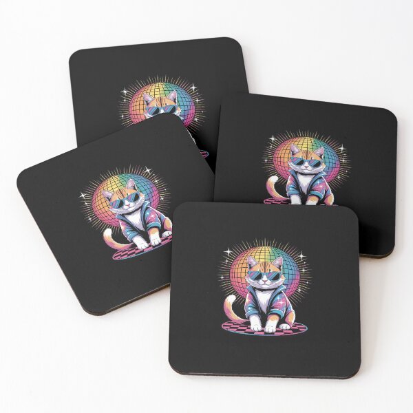 Item preview, Dancing Cat Disco Ball Kitten Kitty Lover Party Animal Men Women Kids designed and sold by andreaswest.