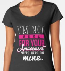 Power Women Girl Feminist Amusement Female Gift Women's Premium T-Shirt