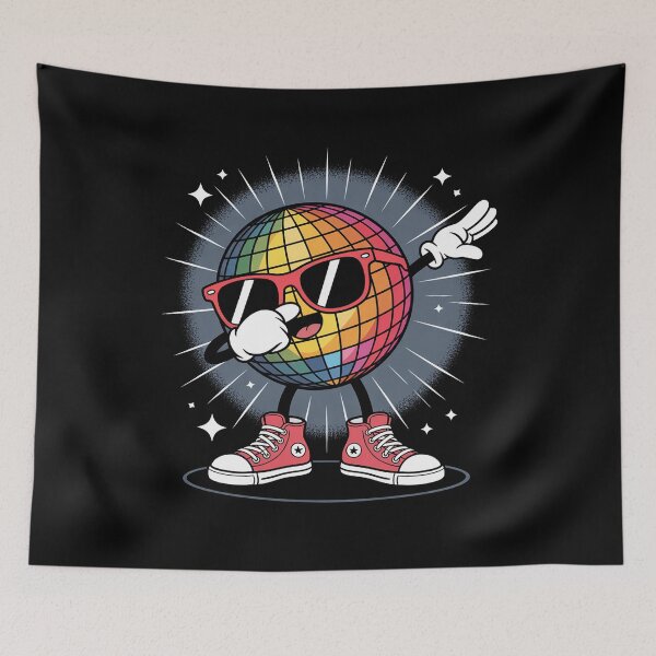 Item preview, Disco Ball Dabbing 70s Nightclub Dance Party designed and sold by andreaswest.