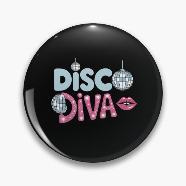 Item preview, Disco Diva Ladies Disco Gold Ball Silver Red Lips designed and sold by andreaswest.