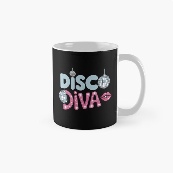 Item preview, Disco Diva Ladies Disco Gold Ball Silver Red Lips designed and sold by andreaswest.