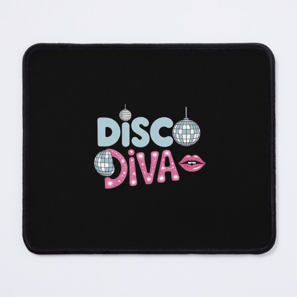 Item preview, Disco Diva Ladies Disco Gold Ball Silver Red Lips designed and sold by andreaswest.