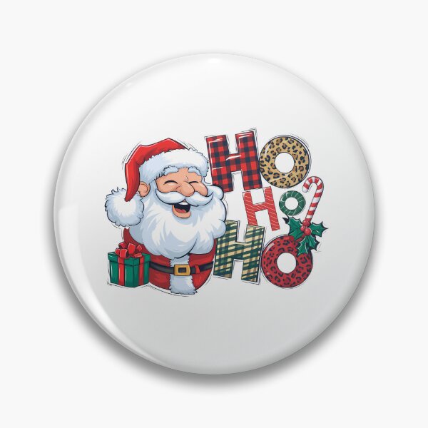 Item preview, Plaid Leopard Ho Ho Ho Santa Claus designed and sold by QuietBloom80.