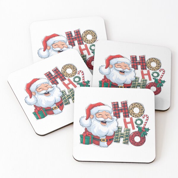 Item preview, Plaid Leopard Ho Ho Ho Santa Claus designed and sold by QuietBloom80.