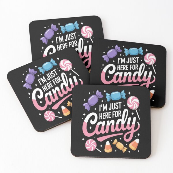 Item preview, I'm Just Here For The Candy Halloween Food Humor designed and sold by gandebro.