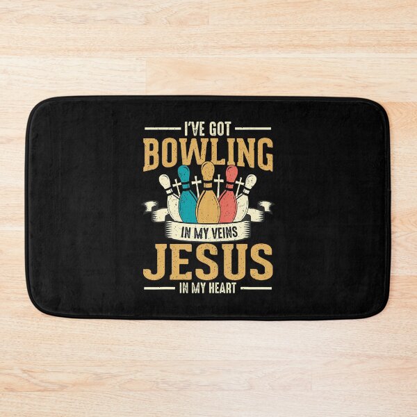 Item preview, I'Ve Got Bowling In My Veins Jesus In My Heart designed and sold by TamaraIrma.