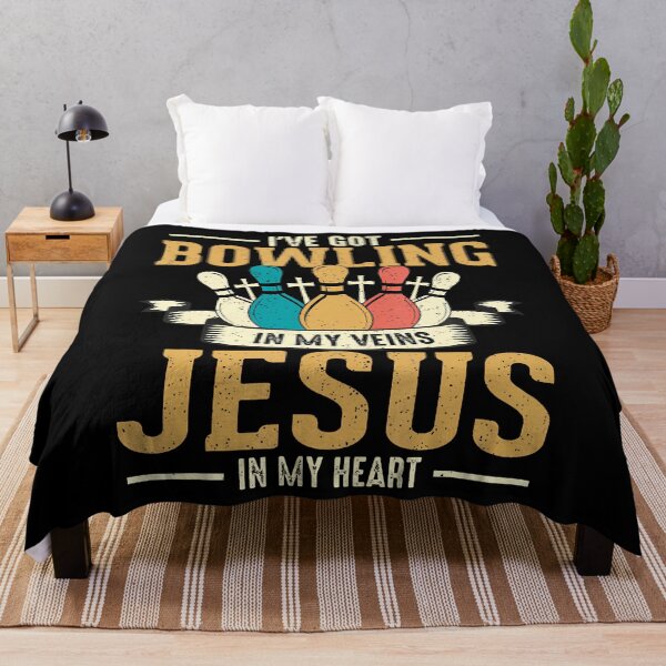 Item preview, I'Ve Got Bowling In My Veins Jesus In My Heart designed and sold by TamaraIrma.