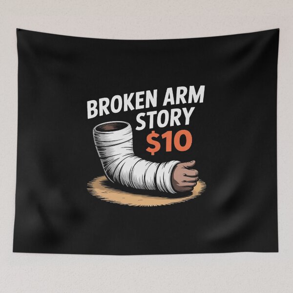 Item preview, Cool Broken Arm For Men Women Kids Elbow Broken Arm designed and sold by andreaswest.