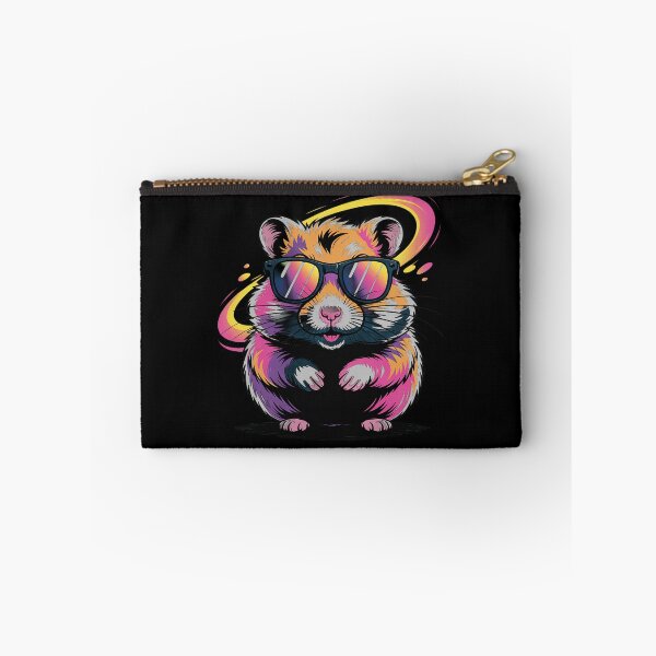 Item preview, Cool looking hamster with multicolor sunglasses designed and sold by andreaswest.