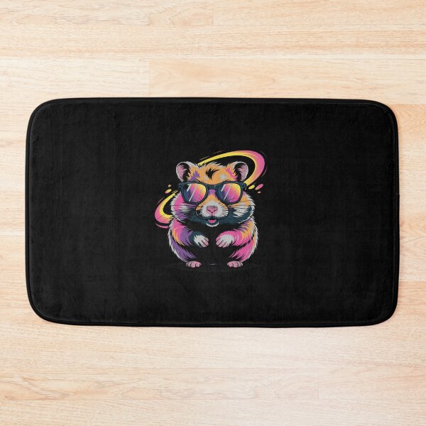 Item preview, Cool looking hamster with multicolor sunglasses designed and sold by andreaswest.