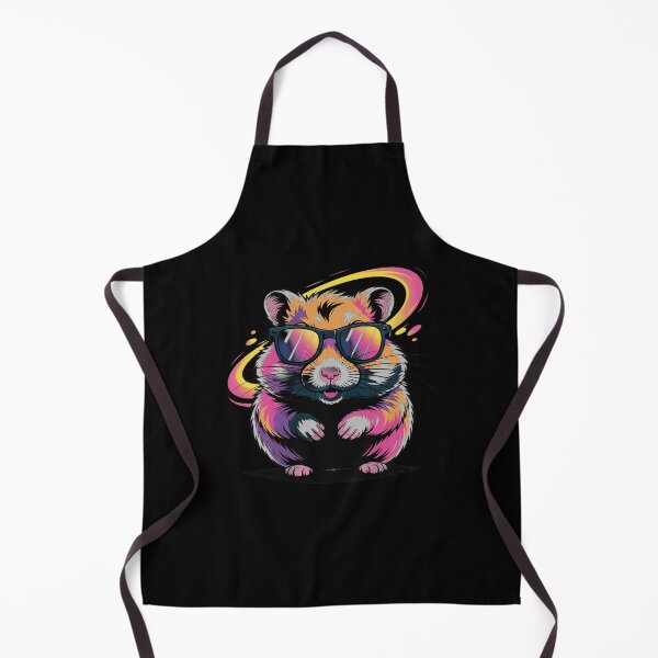 Item preview, Cool looking hamster with multicolor sunglasses designed and sold by andreaswest.