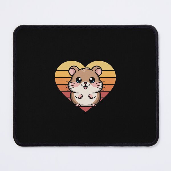 Item preview, Cute Hamster Heart Shape designed and sold by andreaswest.