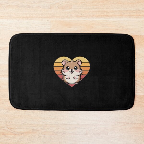 Item preview, Cute Hamster Heart Shape designed and sold by andreaswest.