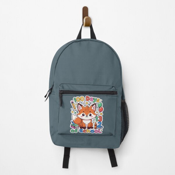 Item preview, 100 Days Smarter Fox Back to School Cute Animal Illustration designed and sold by GrumpySableye.