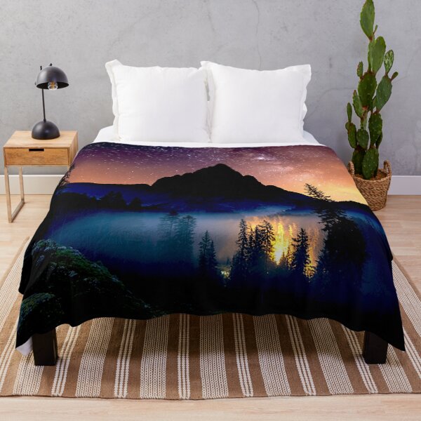 Item preview, Midnight Peaks Under the Milky Way designed and sold by Exodoi.