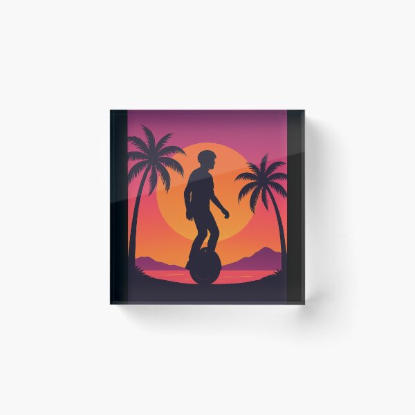 Item preview, Electric unicycle - sunset version designed and sold by DamioPolArt.