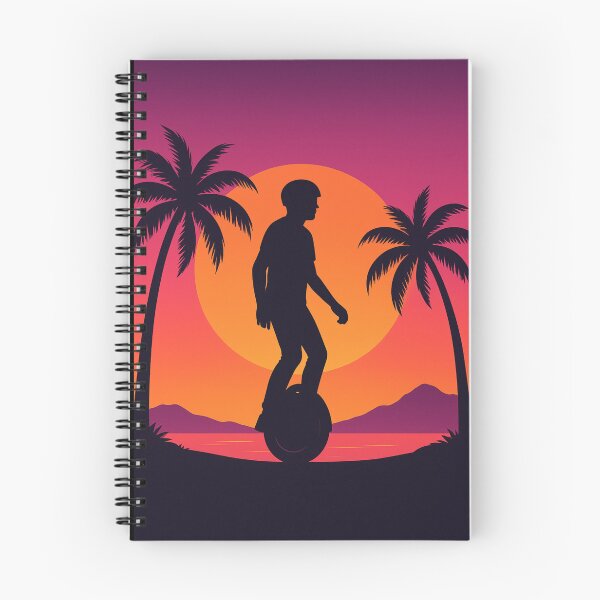 Item preview, Electric unicycle - sunset version designed and sold by DamioPolArt.