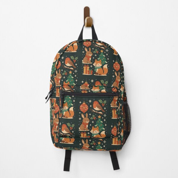 Item preview, Whimsical Woodland Christmas – Cozy Animals & Vintage Holiday Elements designed and sold by TrendBoost.