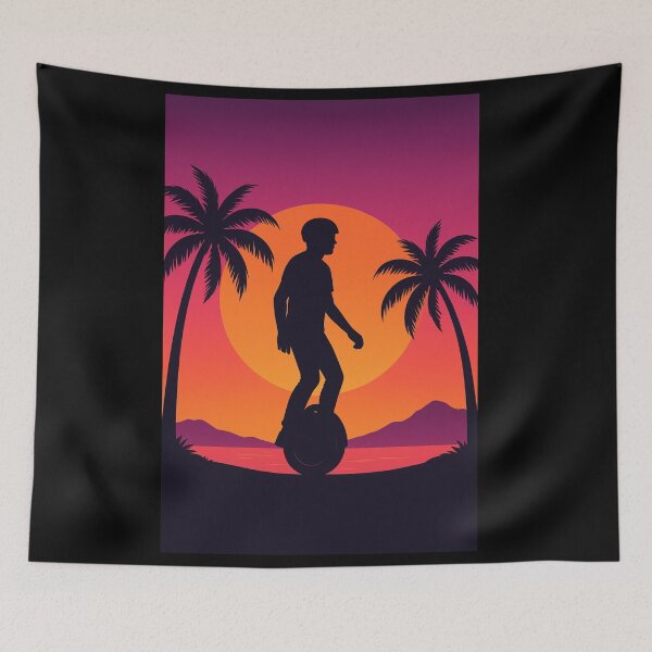 Item preview, Electric unicycle - sunset version designed and sold by DamioPolArt.
