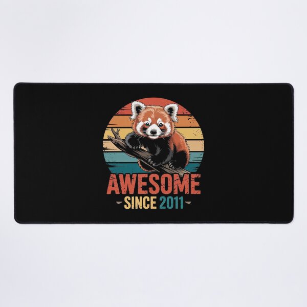 Item preview, Red Panda 2011 Birthday Funny Vintage Red Panda Sunset  designed and sold by RuthGAArt.