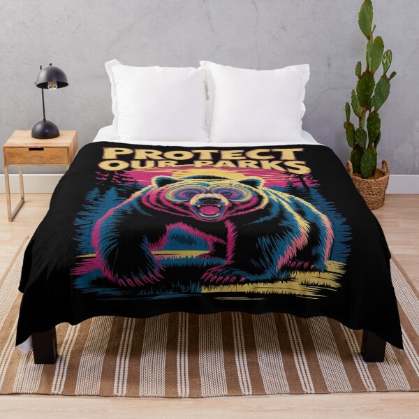 Item preview, Protect Our National Parks US National Parks Bear designed and sold by RoyTill0Art.