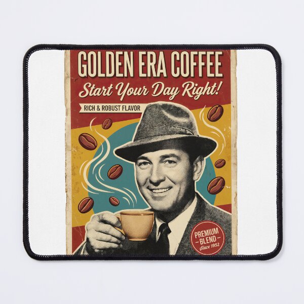 Item preview, Golden Era Brew: Vintage Charm in Every Sip designed and sold by ForeverPrintsOK.