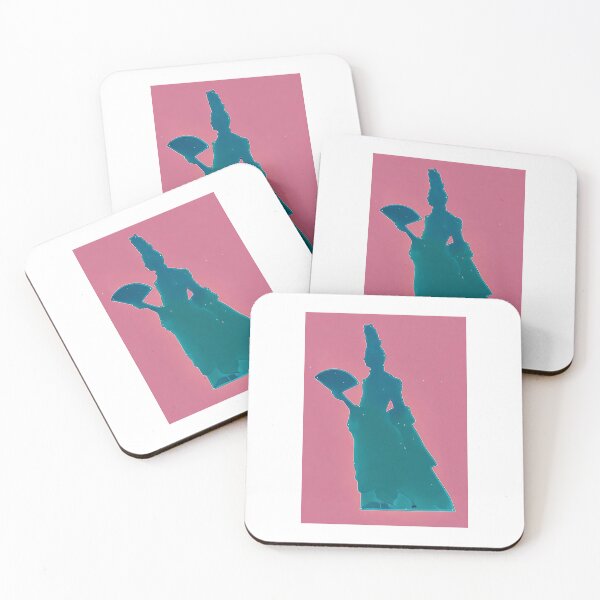 Item preview, Lady figure from 17th century looks with long dress ,hat and fan  designed and sold by wallartofmio.