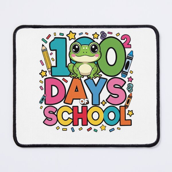Item preview, Frog Teacher 100 Days Smarter designed and sold by GrumpySableye.