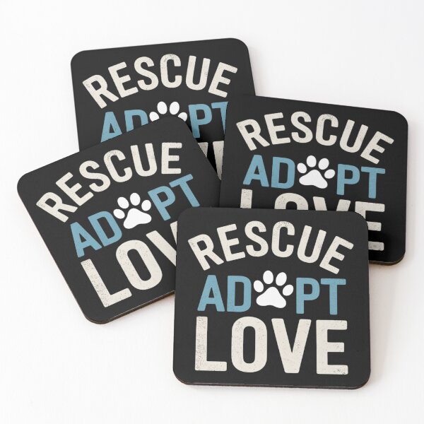 Item preview, Rescue Adopt Love Animal Lover  designed and sold by RuthGAArt.