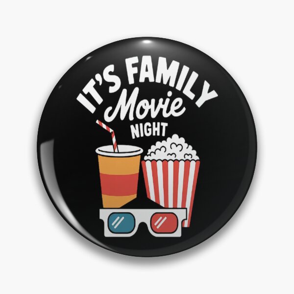 Item preview, It's Family Movie Night Cinema Popcorn Film Movie Lover designed and sold by gandebro.