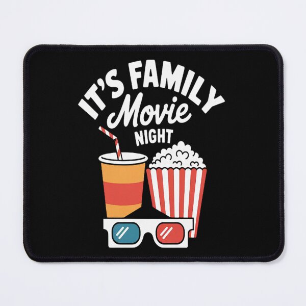Item preview, It's Family Movie Night Cinema Popcorn Film Movie Lover designed and sold by gandebro.