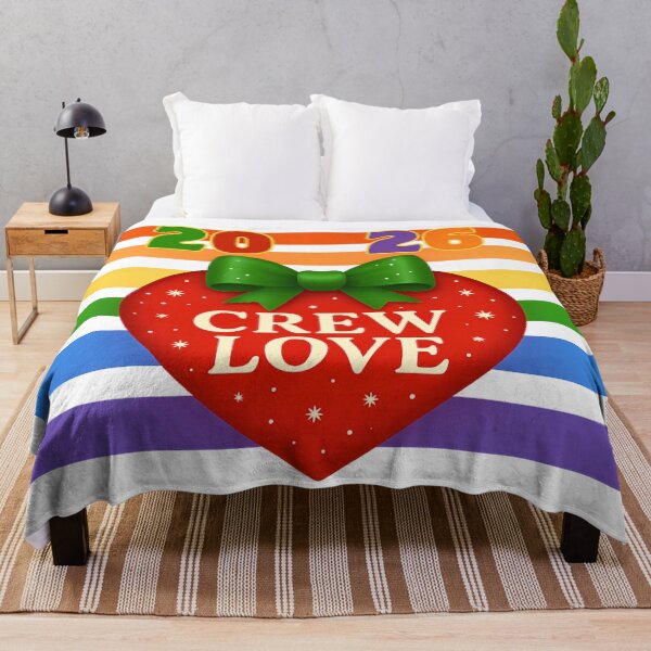 Item preview, Crew Love 2026 Rainbow Christmas Heart designed and sold by ArtSpark Studio.