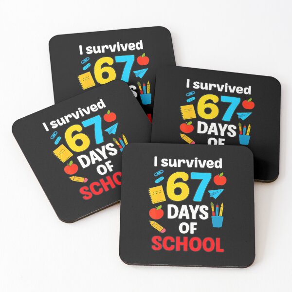 Item preview, I Survived 6 7 Six Seven 67 Days Of School Teachers Students designed and sold by TamaraIrma.