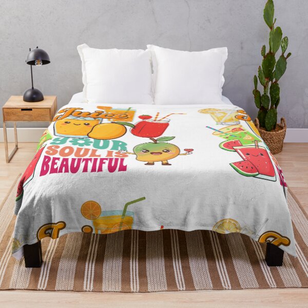 Item preview, Cute Juice Illustration – Your Soul Is Beautiful Inspirational Design designed and sold by GoldenSparkleShop.