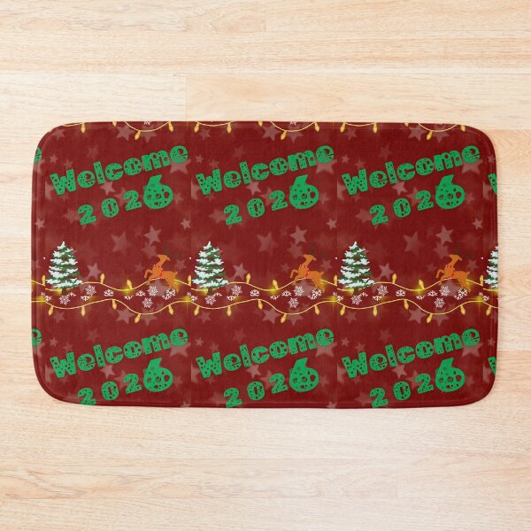 Item preview, Welcome 2026 Christmas New Year Festive Design designed and sold by Kruti Collection.