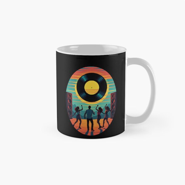Item preview, Retrowave Vinyl Party Silhouette designed and sold by AnimalAirtistry.
