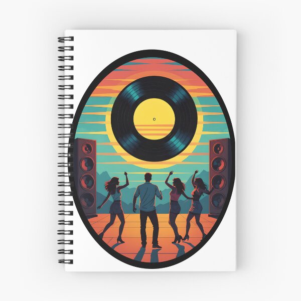 Item preview, Retrowave Vinyl Party Silhouette designed and sold by AnimalAirtistry.