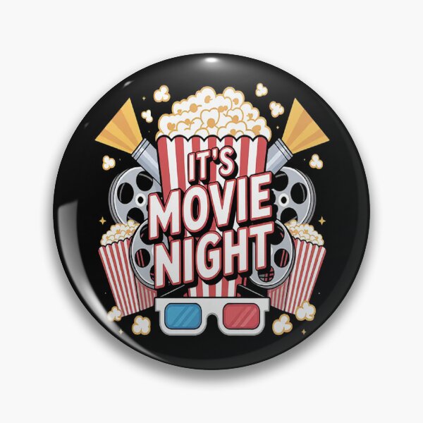 Item preview, It's Movie Night Popcorn Cinema designed and sold by gandebro.