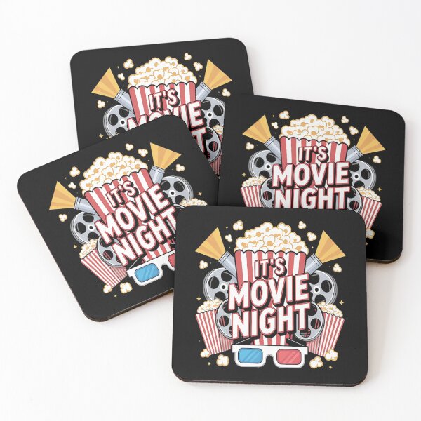 Item preview, It's Movie Night Popcorn Cinema designed and sold by gandebro.