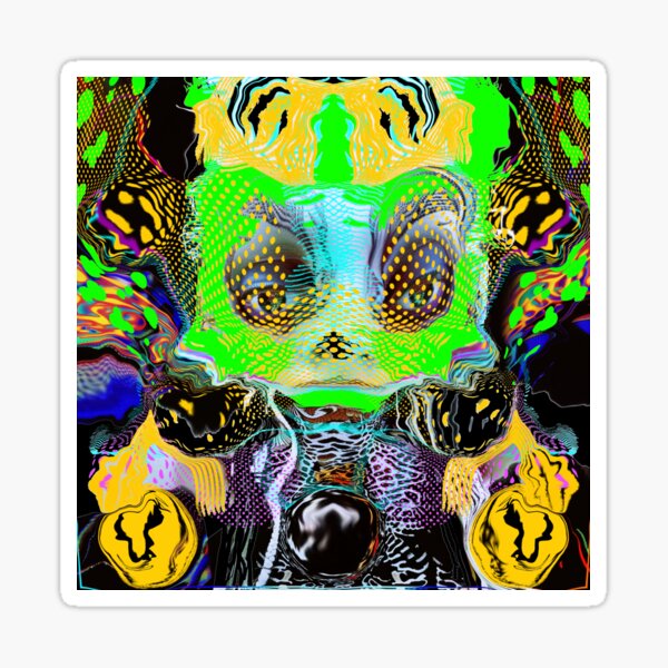 The Algea Coloured Art by iServalan for BOI by Sarnia de la Maré Sticker