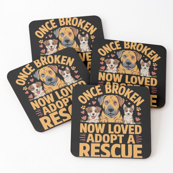 Item preview, Rescue Dog Once Broken Now Loved Adopt A Rescue  designed and sold by RuthGAArt.