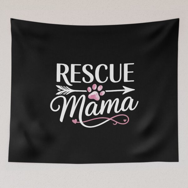 Item preview, Rescue Mama Pet Lovers Floral  designed and sold by RuthGAArt.