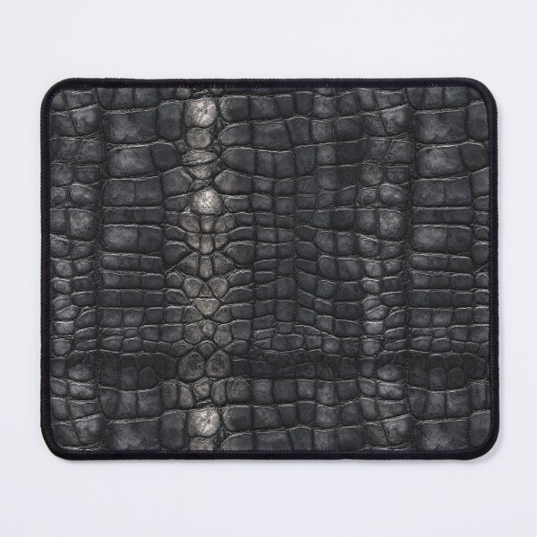 Item preview, Chic Dark-Hued Crocodile Skin Texture For Jungle Theme Fan designed and sold by RoyalStarsPatts.