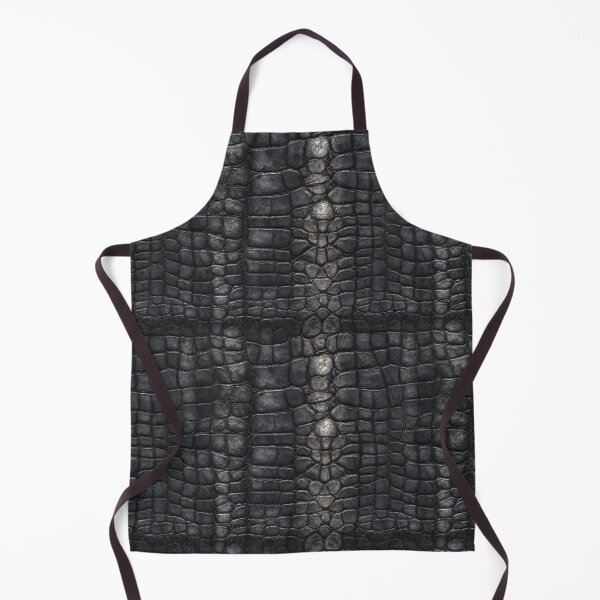 Item preview, Chic Dark-Hued Crocodile Skin Texture For Jungle Theme Fan designed and sold by RoyalStarsPatts.