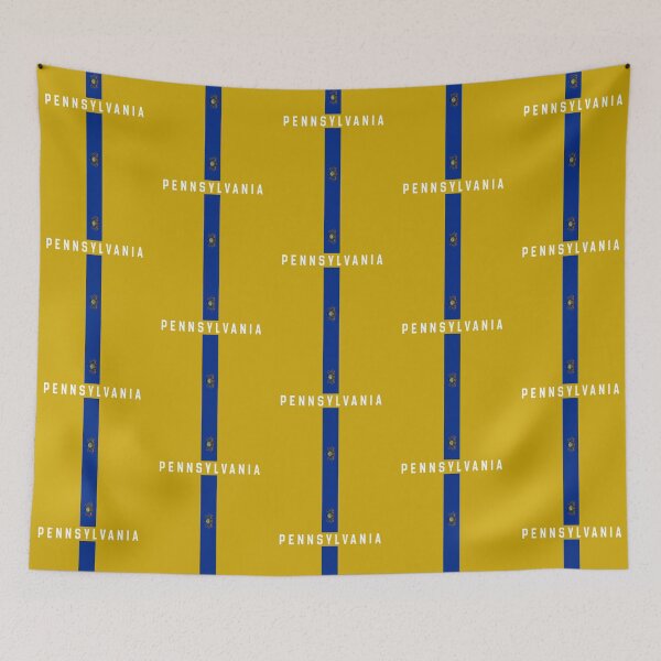 Item preview, Pennsylvania State Flag & Seal Cross - Keystone Pride T-Shirt Design designed and sold by mashmosh.