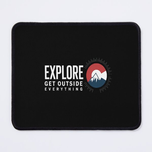Item preview, Get outside explore everything for hiking and camping designed and sold by brinbotty.